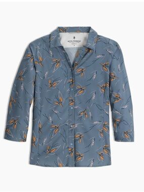 Royal Robbins Women’s Expedition Pro 3/4 Long sleeve Small Button Up UPF 40
